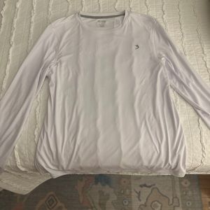 Men’s Fishing Long Sleeve Shirt- White